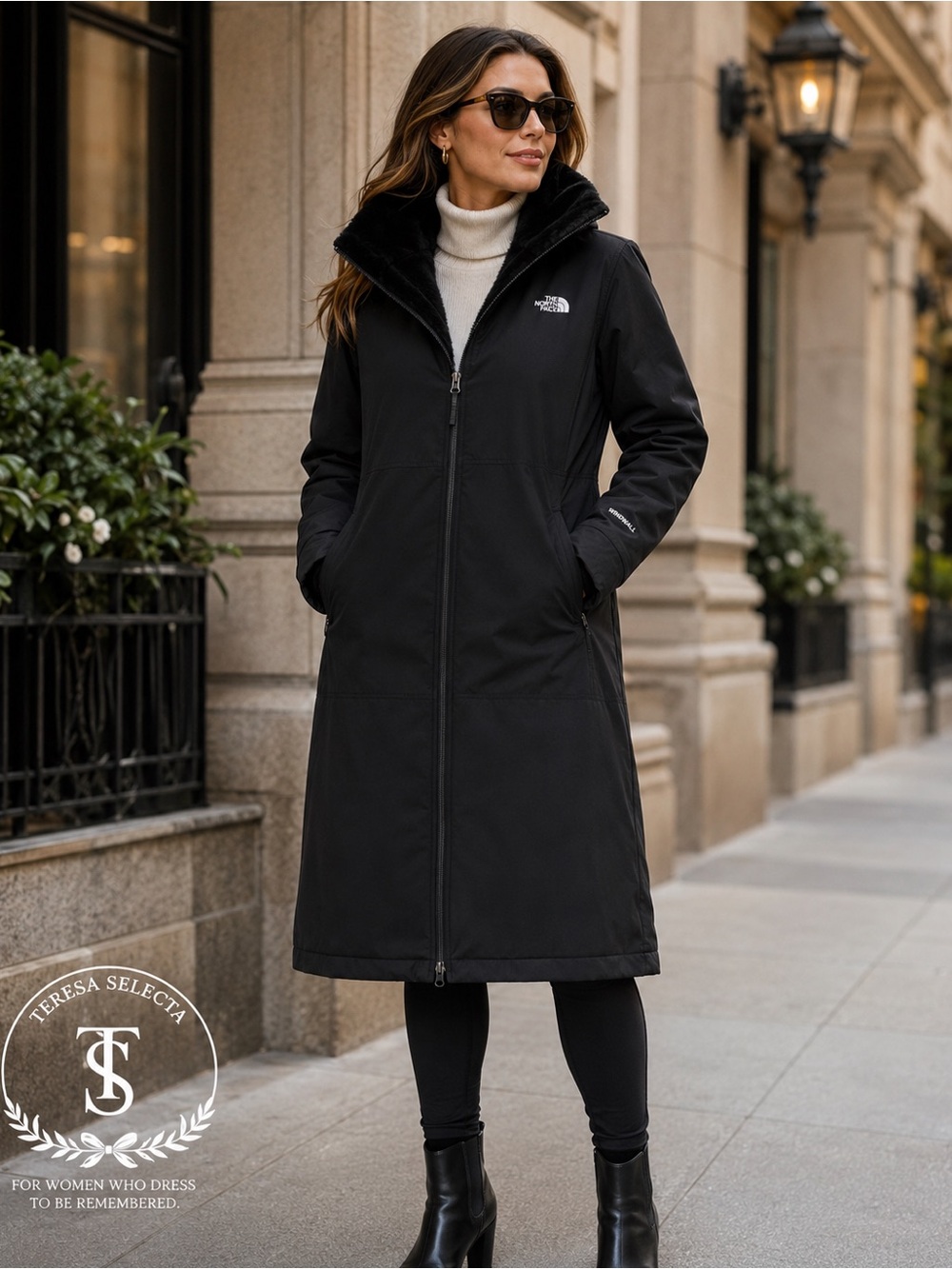 The North Face Women’s Shelbe Raschel WindWall Fleece Lined Parka Black Size L